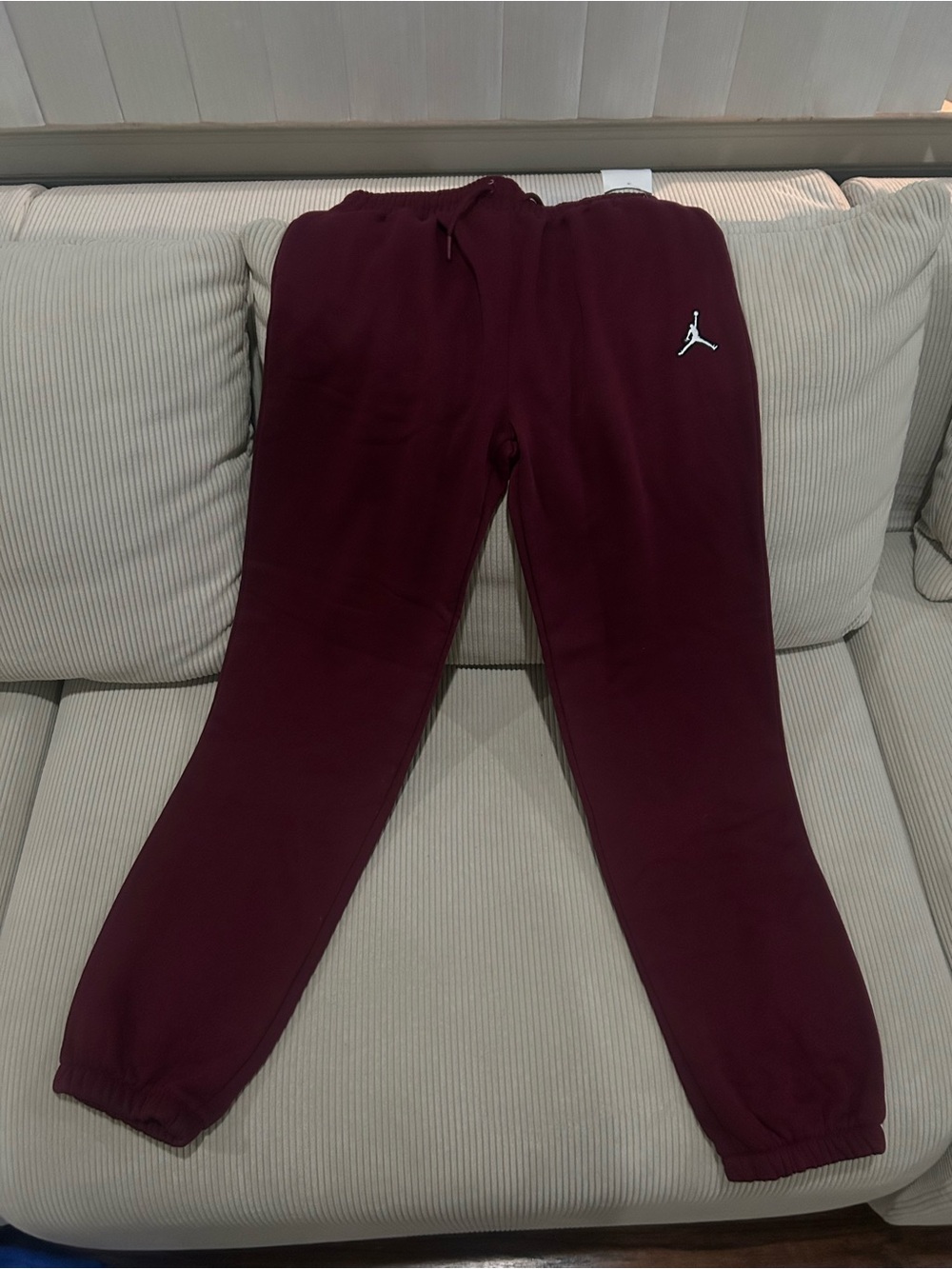 Jordan Kids Maroon Jumpman Joggers